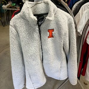 Illini Zip Up Fur Jacket